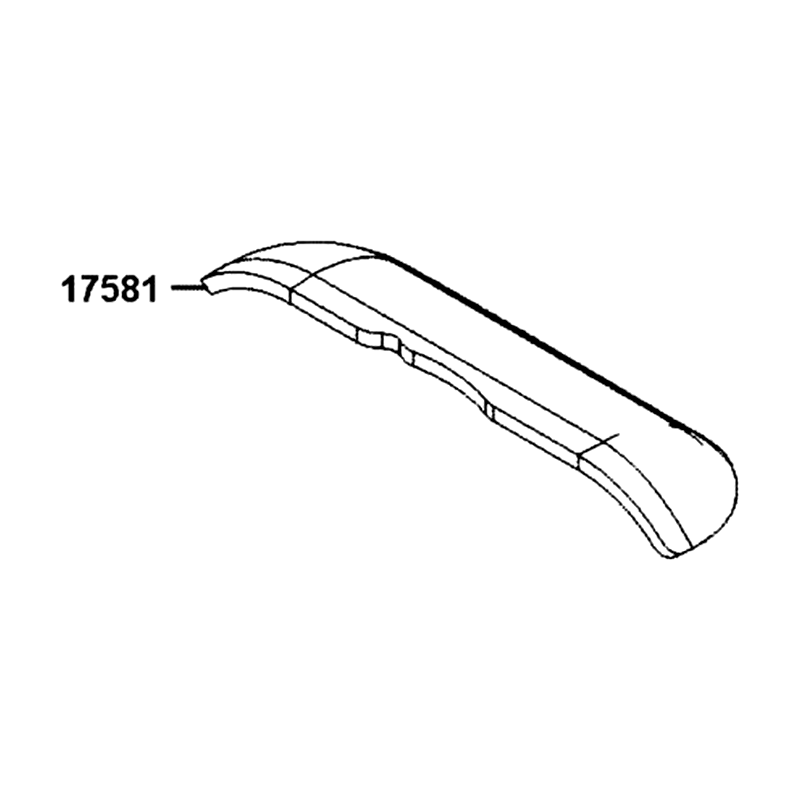 17581-LEA7-E00 SPONGE FUEL TANK — diagram cutout