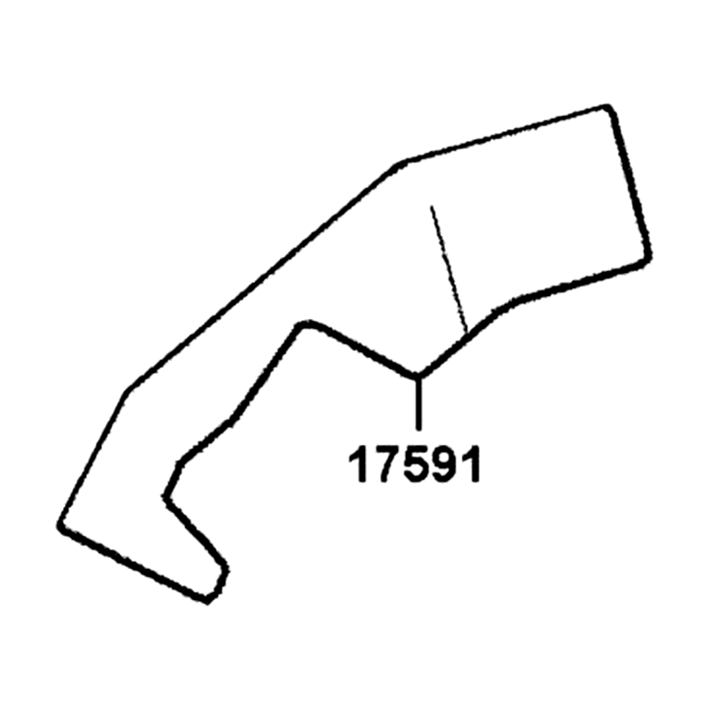 17591-LGC6-E00 HEAT GUARD R,FUEL TANK TOPPER — diagram cutout