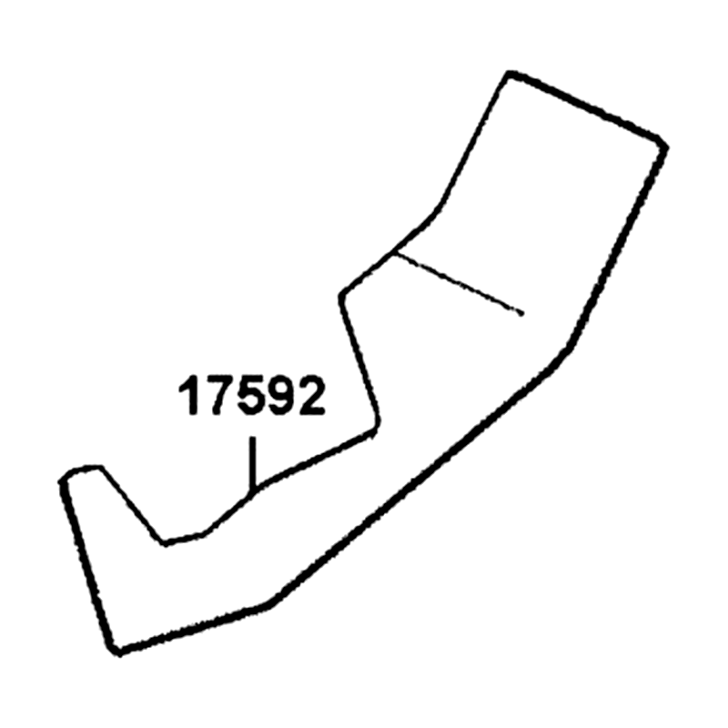 17592-LGC6-E00 HEAT GUARD L,FUEL TANK TOPPER — diagram cutout