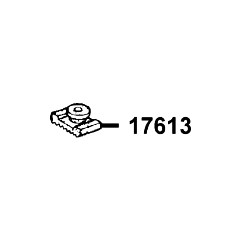 17613-KFW6-911 CUSH FUEL TANK RR — diagram cutout