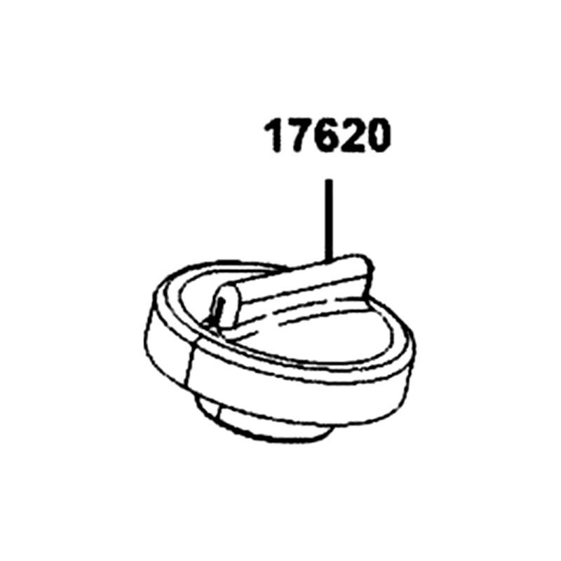 17620-BAA7-M30 CAP COMP FUEL FILLER — diagram cutout