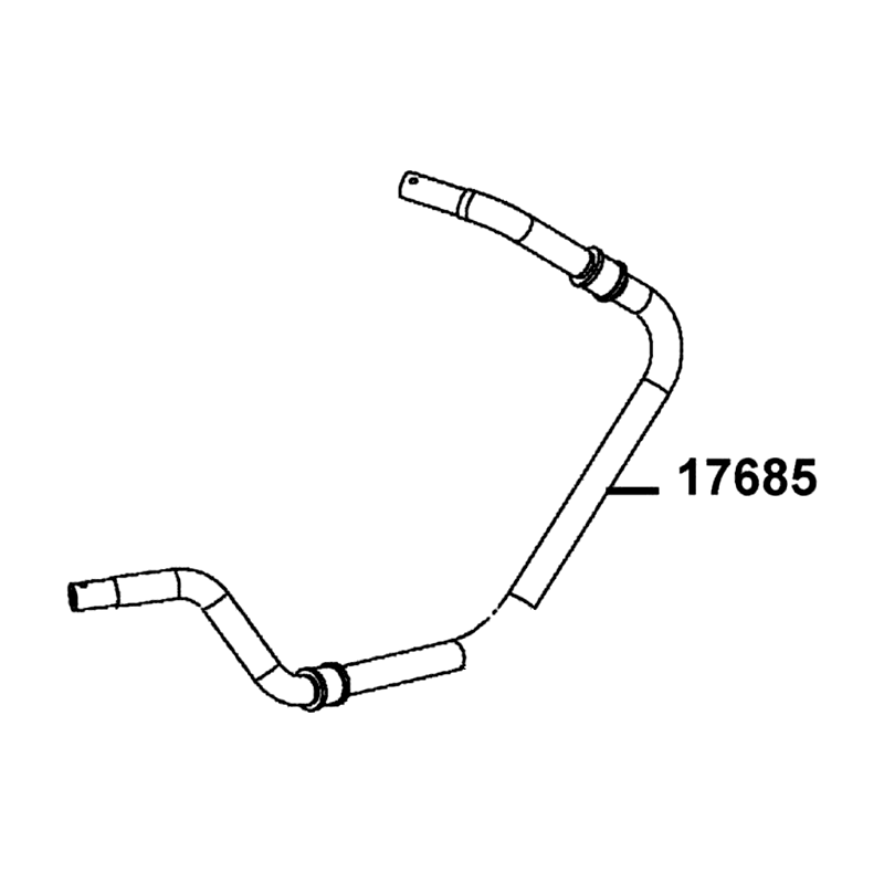 17685-AEA7-M30 "TUBE, FUEL" — diagram cutout