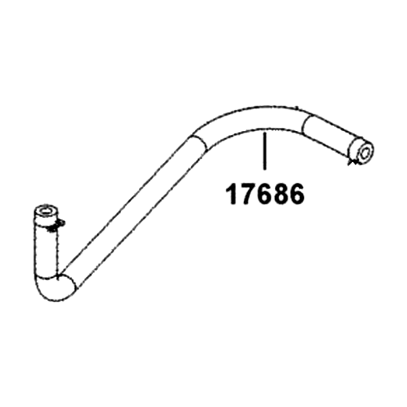 17686-BAC1-M01 TUBE ASSY CANISTER CHECK VALVE — diagram cutout