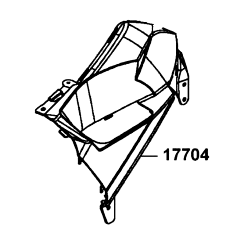 17704-ALC1-600-YZP TANK COVER L SIDE — diagram cutout