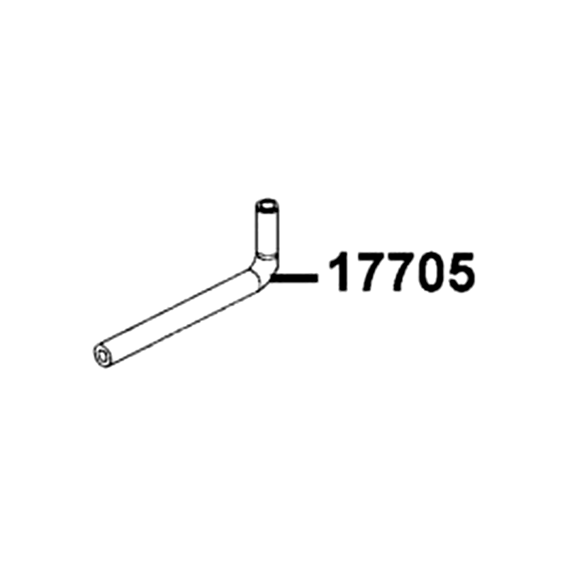 17705-LCA5-E00 TUBE ASSY FUEL DRAIN — diagram cutout