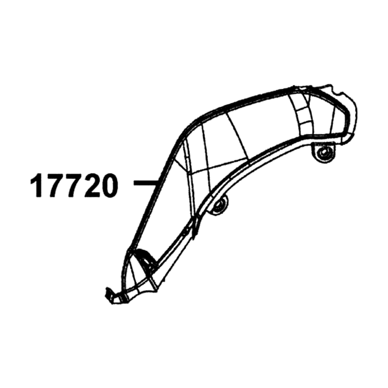 17720-LKL5-E30-R6P "COVER, L TANK SIDE" — diagram cutout