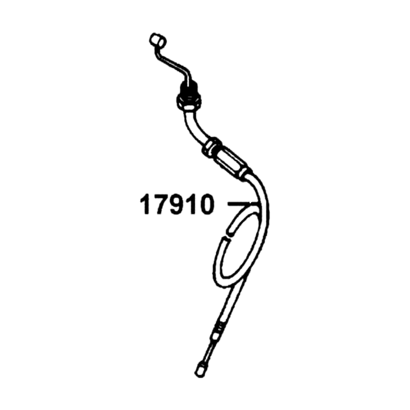 17910-ALH3-900 CABLE COMP THROT — diagram cutout