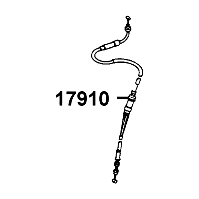 17910-LGS6-E10 "CABLE COMP., THROT." — diagram cutout