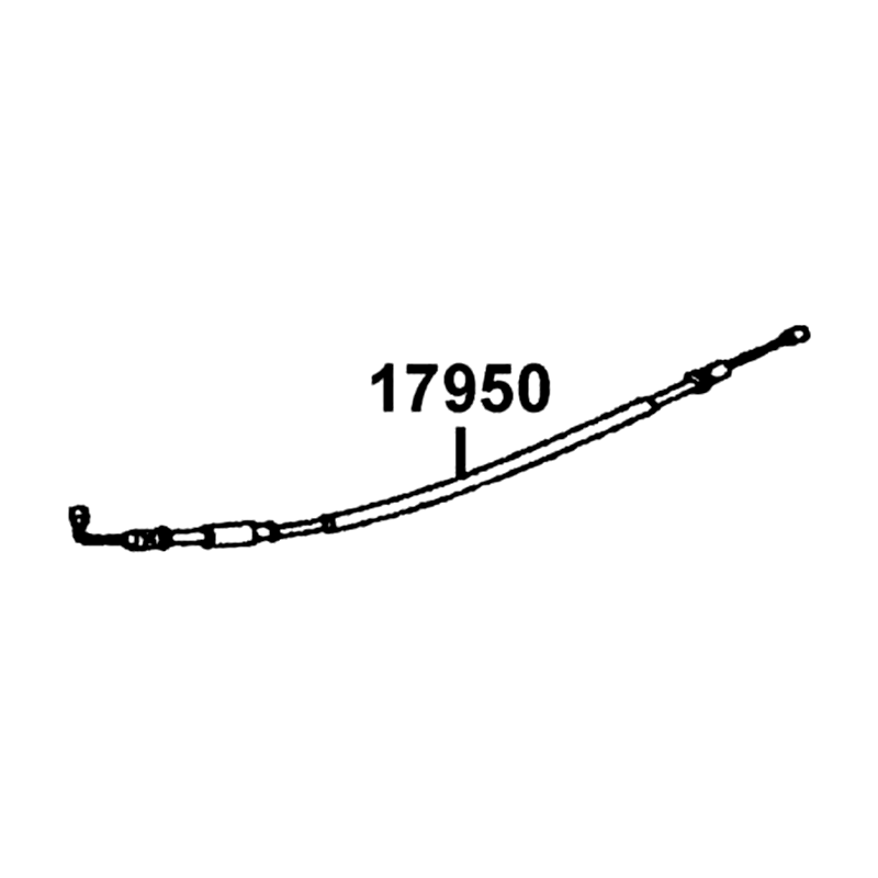 17950-LKL5-E30 CABLE COMP. CHOKE — diagram cutout