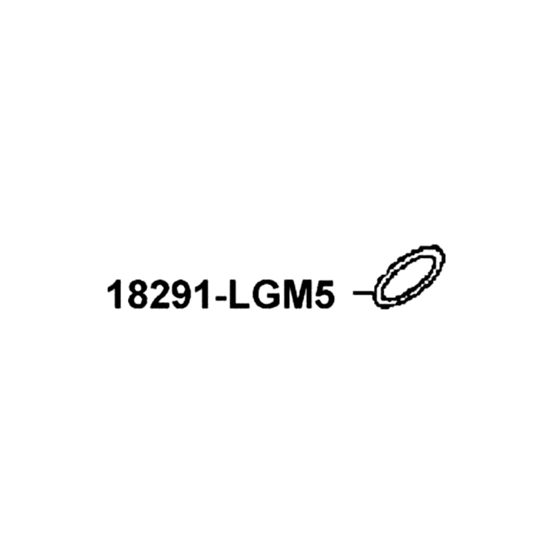 18291-LGM5-900 GASKET EXH PIPE — diagram cutout