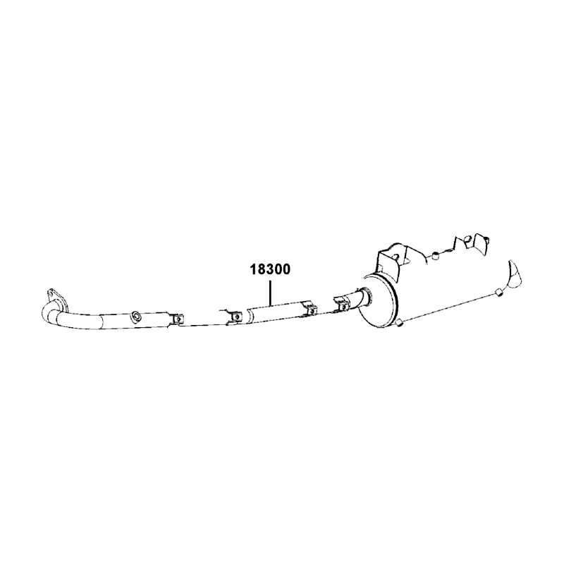 18300-AHH8-M01 MUFFLER COMP EXH — diagram cutout