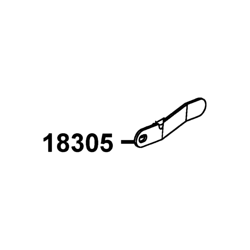 18305-PWA4-900 STAY MUFFLER — diagram cutout