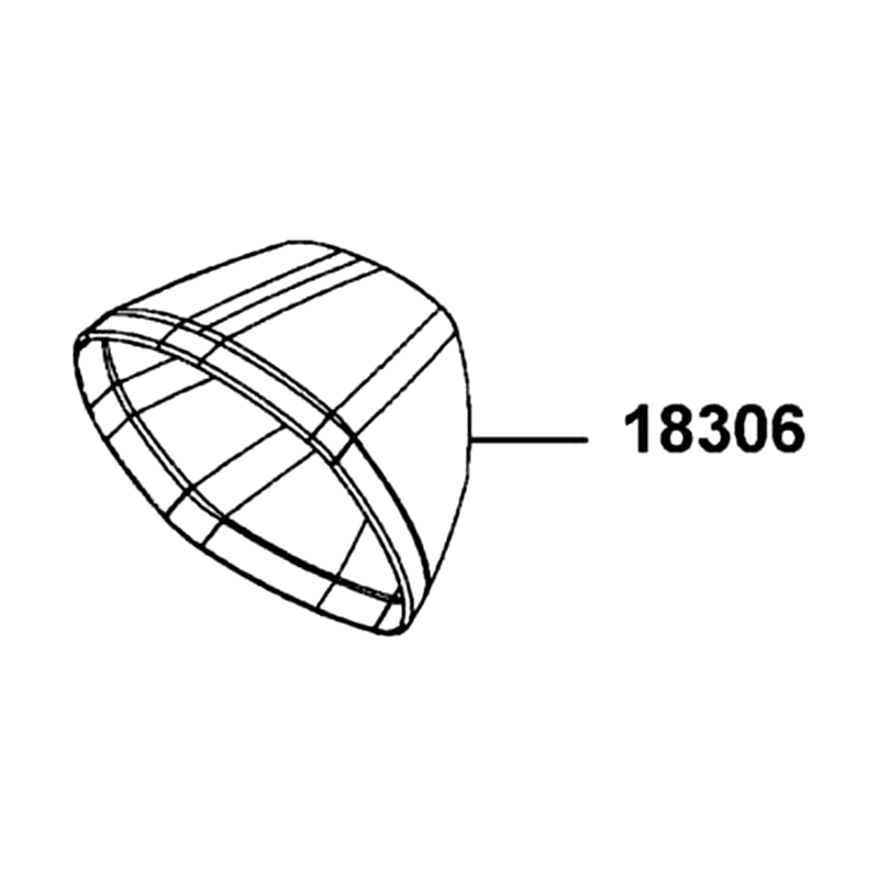 18306-LGE5-E00-JBP TAIL CAP MUFFLER — diagram cutout