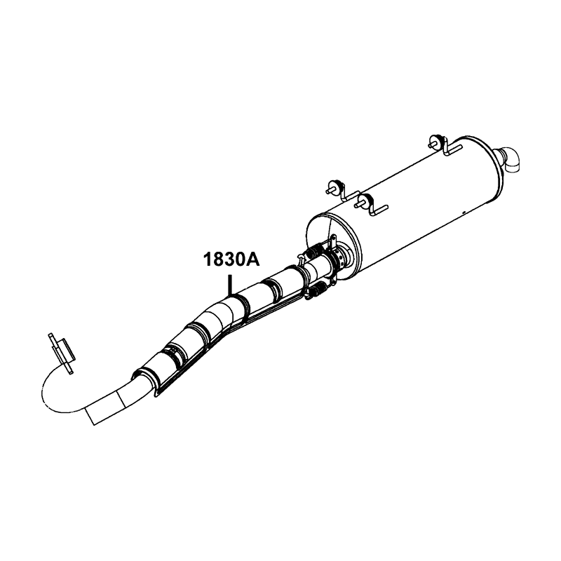 1830A-LGC3-900 EXHAUST ASSY — diagram cutout