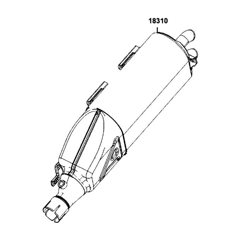 18310-AGJ5-E00 MUFFLER COMP — diagram cutout