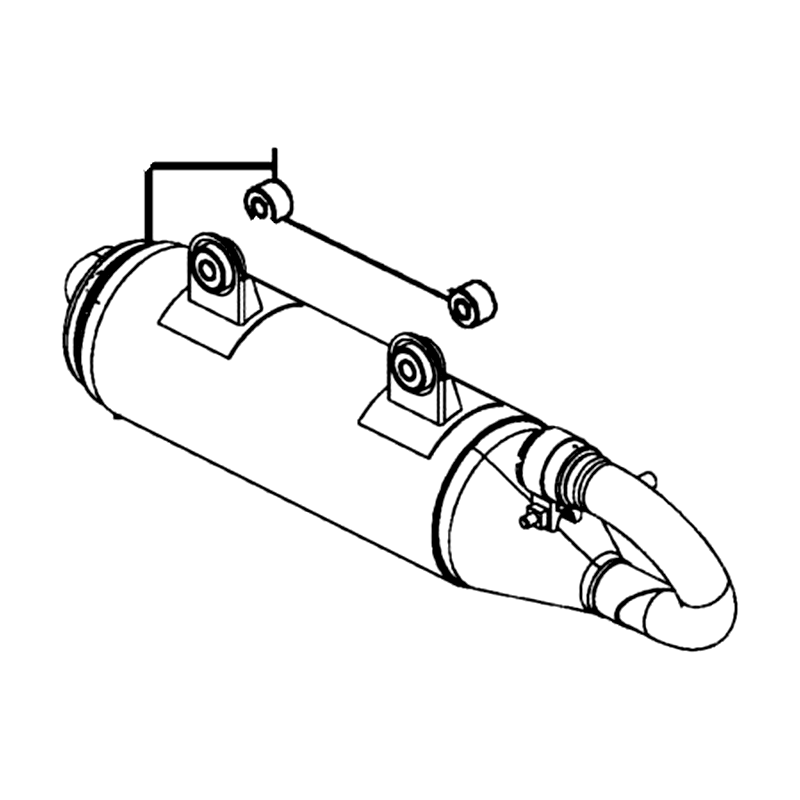 18310-LEE8-800 MUFFLER COMP — diagram cutout