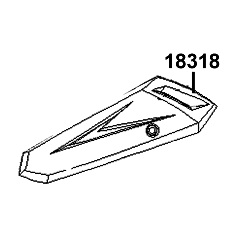 18318-LDA6-B80 "PROTECTOR, MUFFLER" — diagram cutout