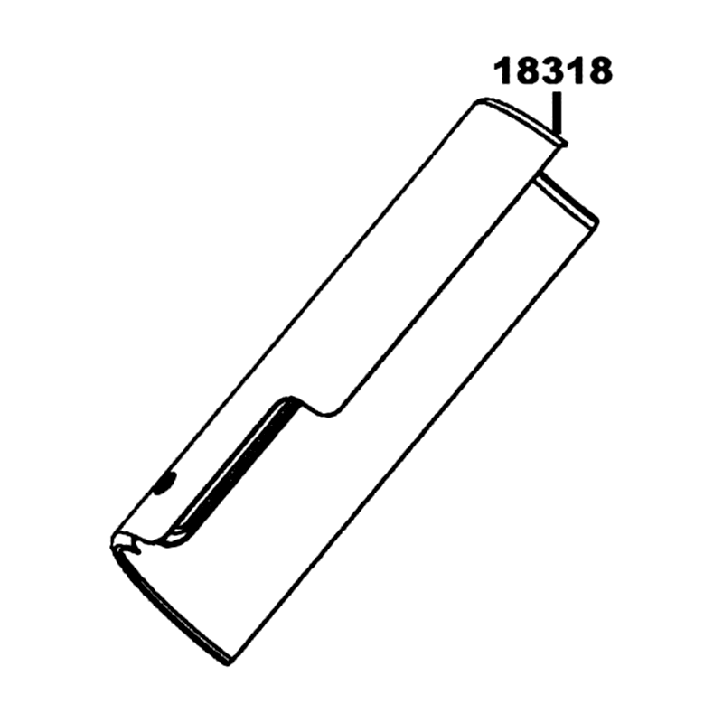 18318-LGR4-E10-NES PROTECTOR MUFFLER — diagram cutout