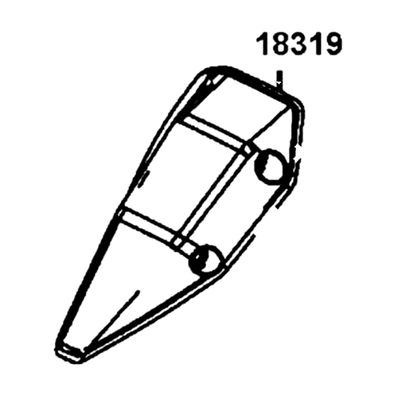 18319-LGC6-E00-T01 COVER. SILENCER — diagram cutout