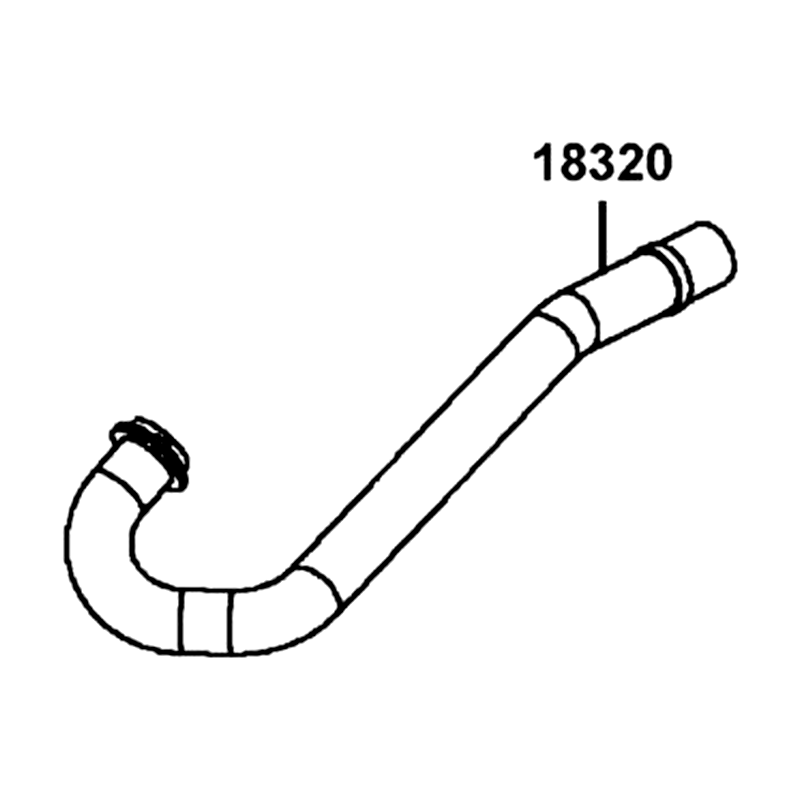 18320-AEC8-E00 PIPE COMP EXHAUST — diagram cutout