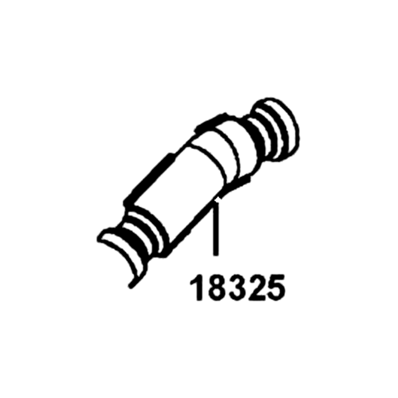 18325-AGA8-E00 PROTECTOR EXH. PIPE — diagram cutout
