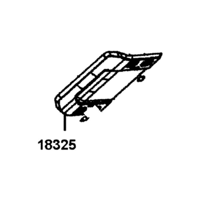 18325-AGJ5-E00 PROTECTOR, EXHAUST — diagram cutout