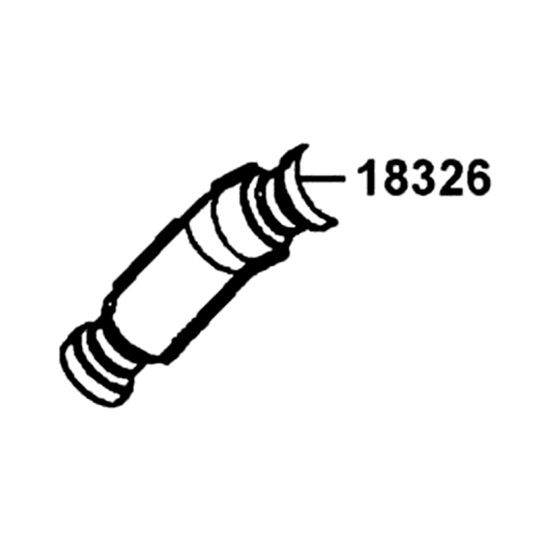 18326-AGA8-E00 PROTECTOR B EXH PIPE — diagram cutout