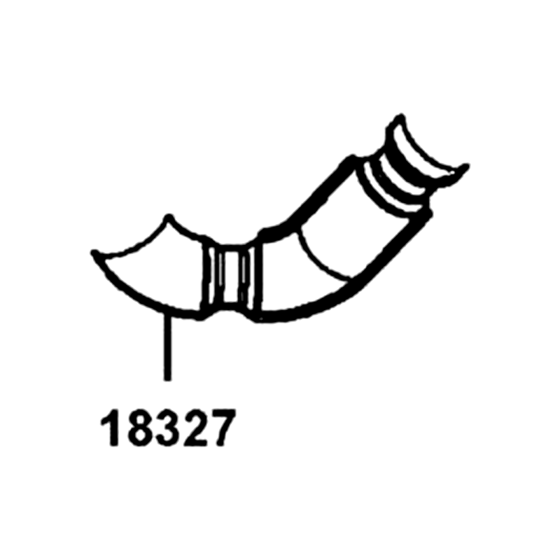 18327-AGA8-E00 PROTECTOR C EXH. PIPE — diagram cutout