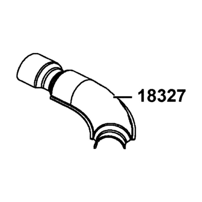 18327-LKM8-F20 PROTCTOR D EXH PIPE — diagram cutout