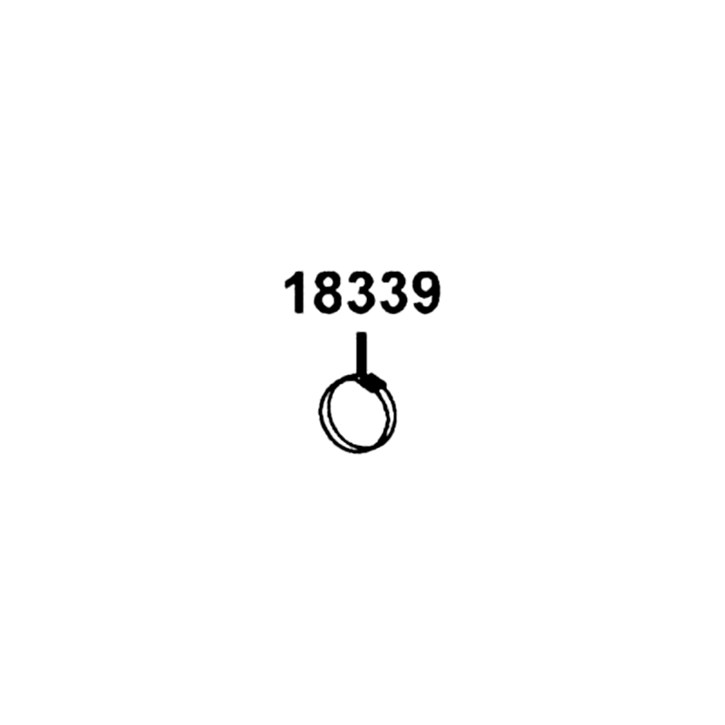 18339-PWB1-900 BAND EXHAUST PIPE SHIELD — diagram cutout