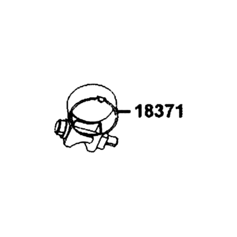 18371-ACD5-E00 BAND MUFFLER — diagram cutout