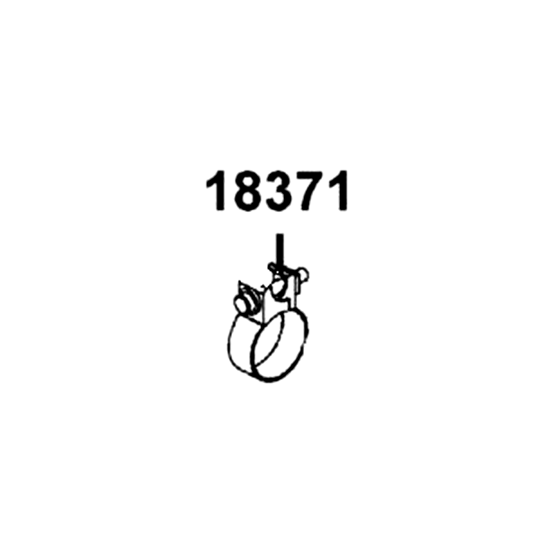 18371-LBA2-E00 BAND MUFFLER — diagram cutout