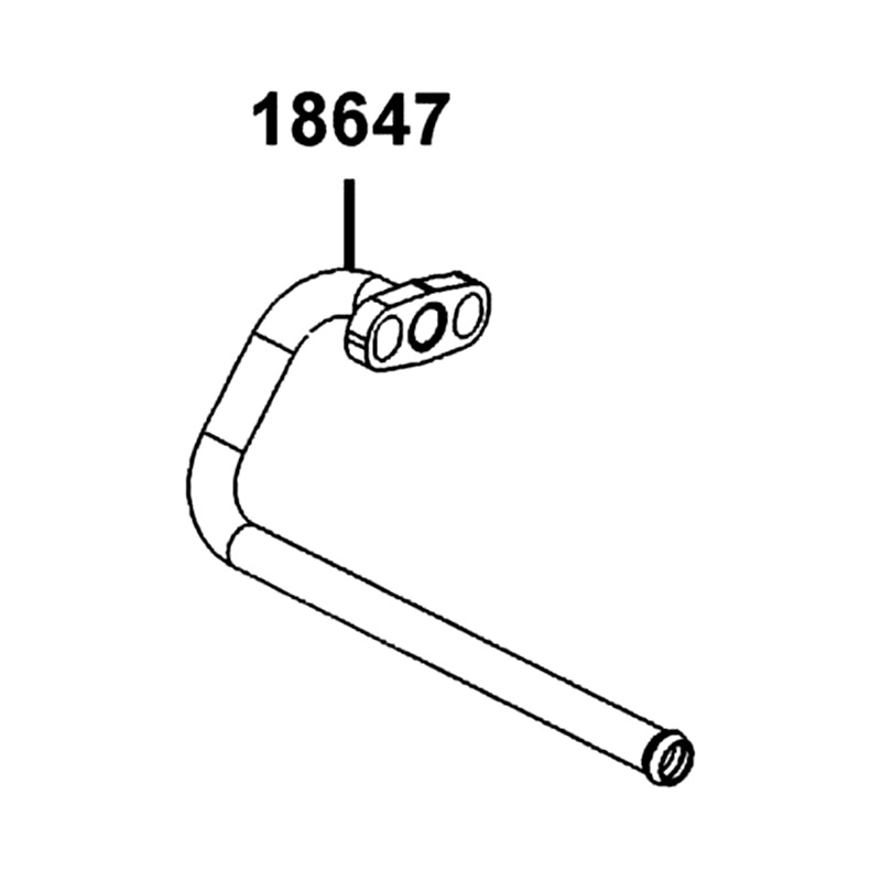18647-LKL5-E30 "PIPE COMP., AIR" — diagram cutout