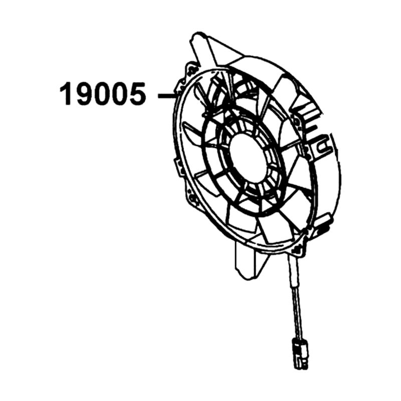 19005-PWB1-900 FAN COOLIGN SMALL 6- — diagram cutout