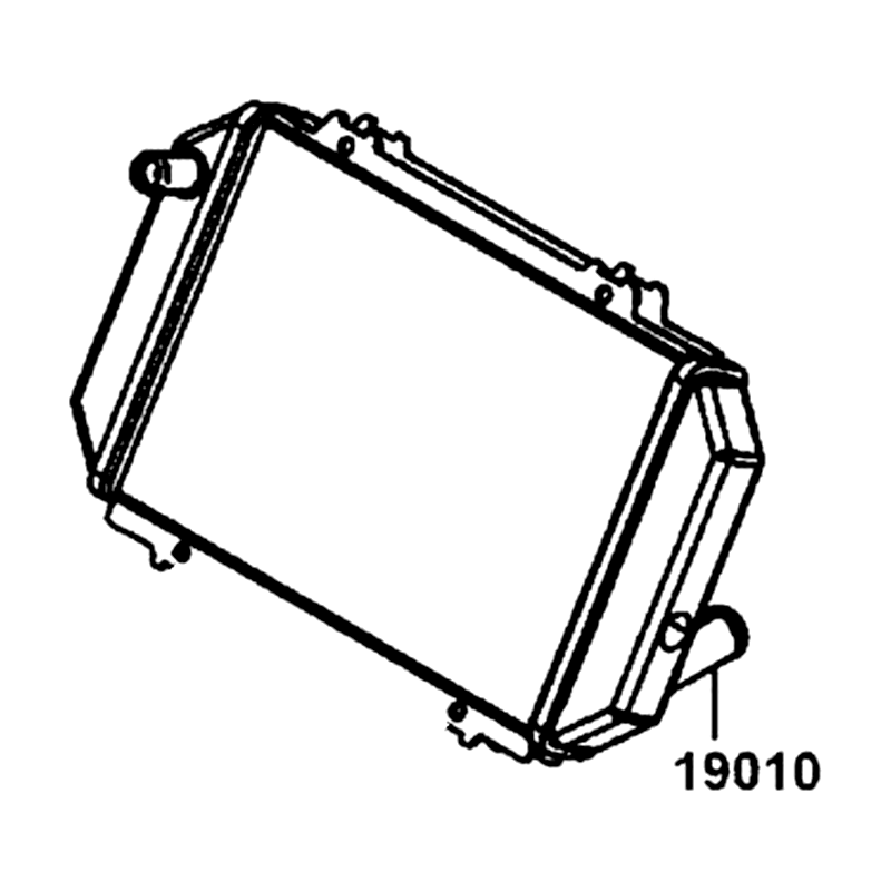 19010-LGC6-E00 RADIATOR COMP — diagram cutout