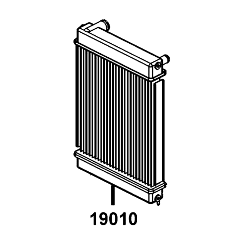 19010-LKK7-900 RADIATOR COMP — diagram cutout