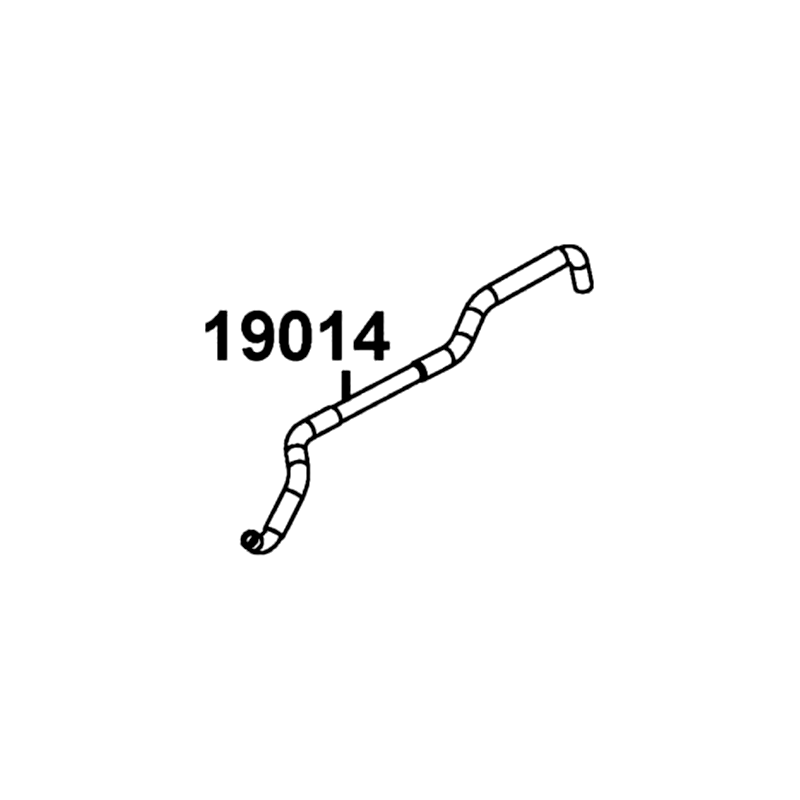 19014-ABD2-C00 "HOSE WATER, OUTLET" — diagram cutout