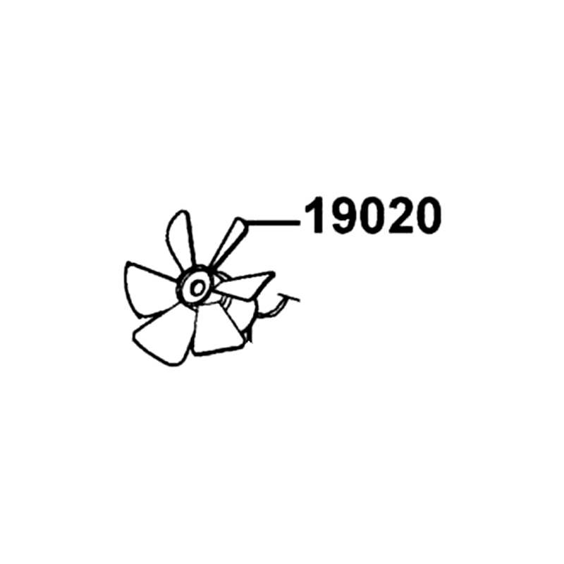 19020-KED9-900 FAN — diagram cutout