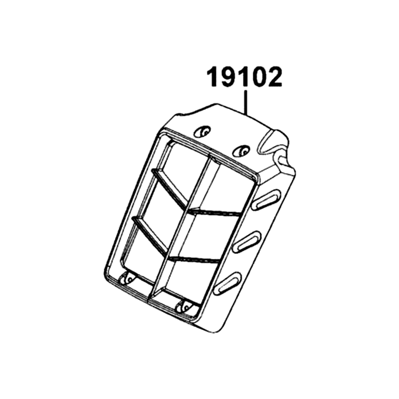 19102-LBA7-910-N1R DUCT.COOLING AIR (Black) — diagram cutout