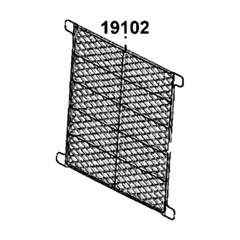 19102-LEE8-E00-N1R GRILLE RADIATOR (Black) — diagram cutout