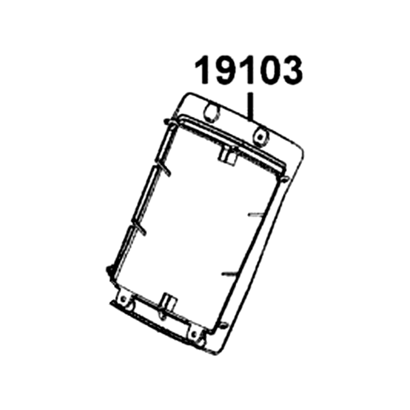 19103-LBA7-900 GRID RADIATOR — diagram cutout