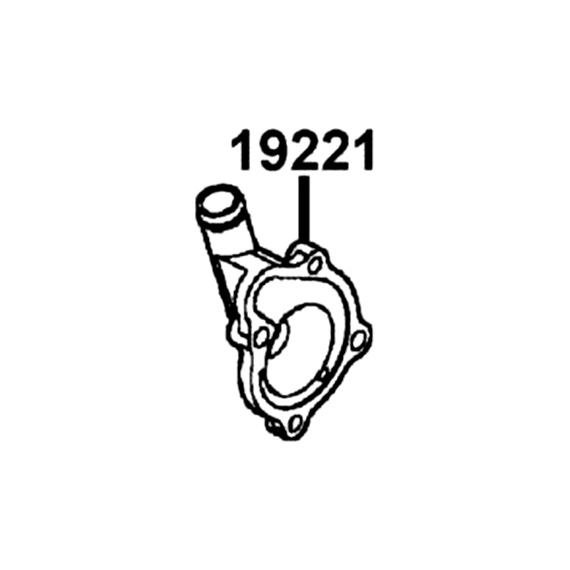 19221-KHE7-900-M9A COVER WATER PUMP — diagram cutout