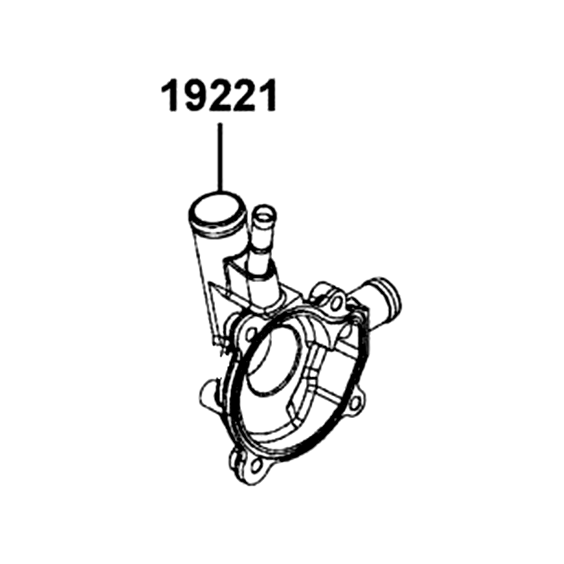 19221-LKM5-E00 COVER. WATER PUMP — diagram cutout