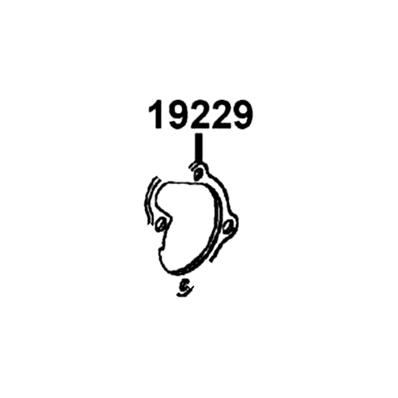 19229-LBA7-900 GASKET, WATER PUMP — diagram cutout