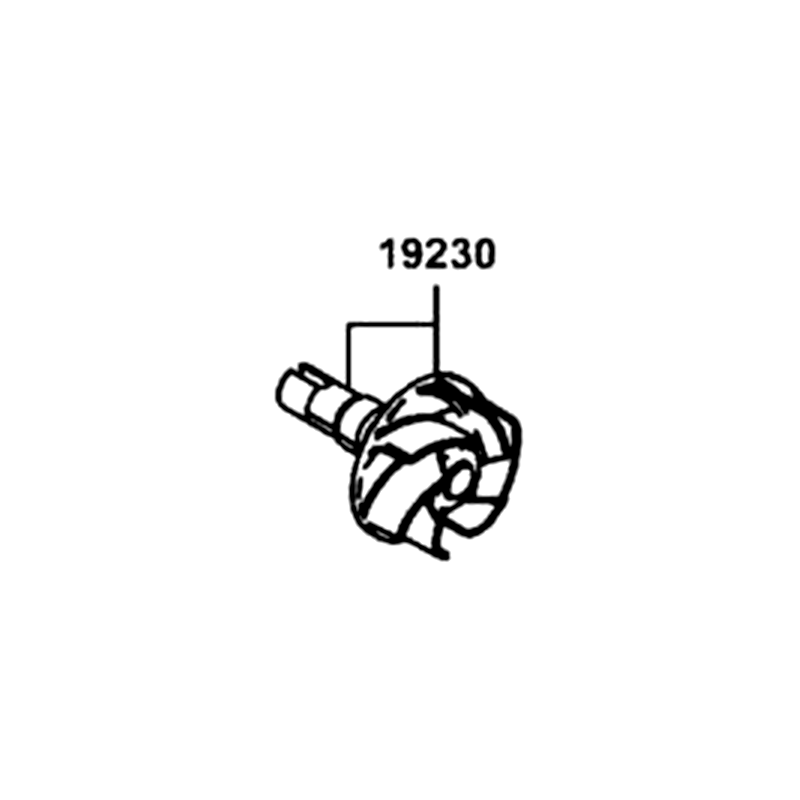 19230-LGC6-E00 SHAFT ASSY IMPELLER — diagram cutout
