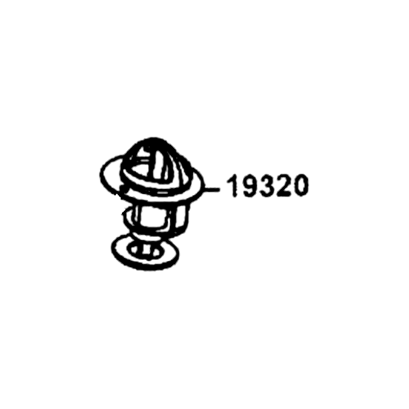19320-KED9-90A THERMOSTAT — diagram cutout