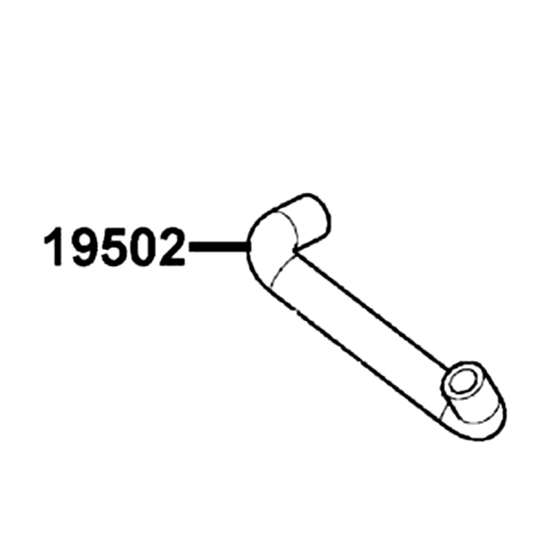 19502-LBA7-900 HOSE B WATER — diagram cutout