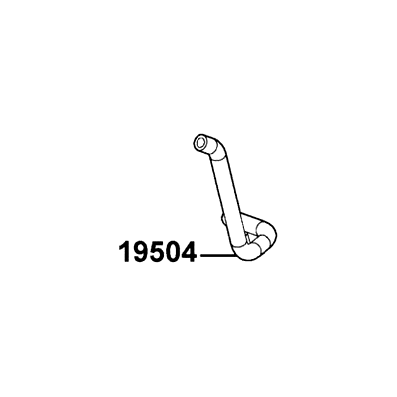 19504-LBA7-900 HOSE WATER D RADIATOR-ENG — diagram cutout