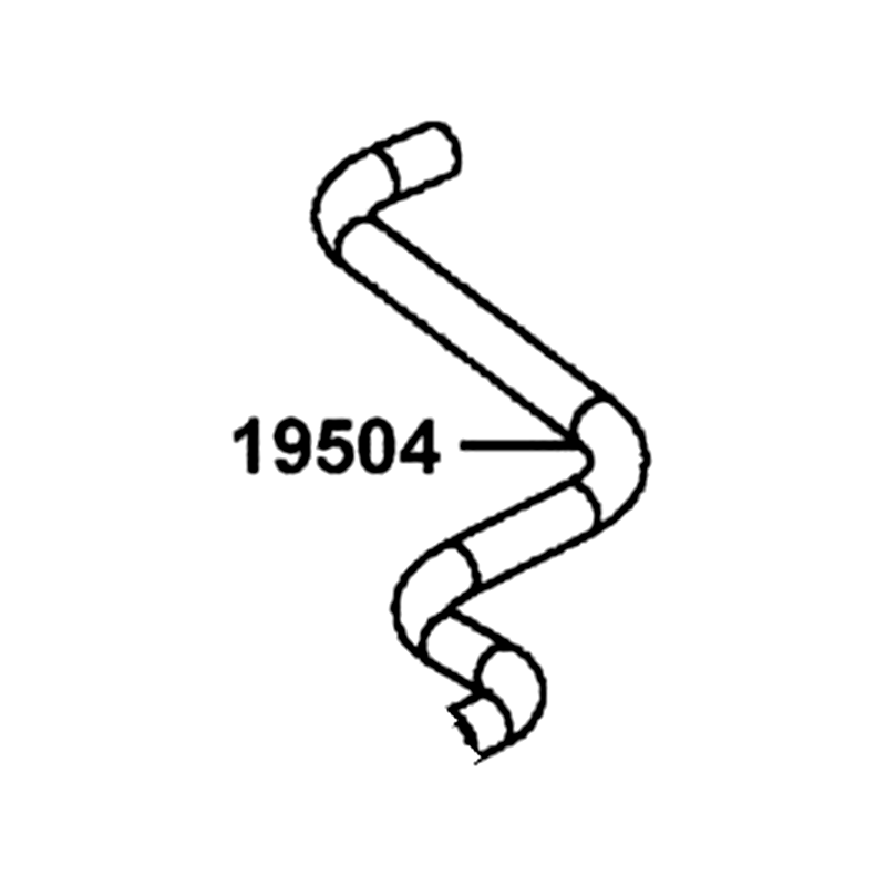 19504-LEE8-E00 HOSE WATER D — diagram cutout