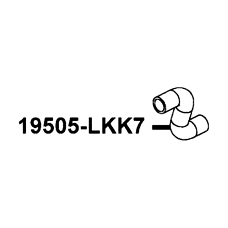 19505-LKK7-900 HOSE WATER — diagram cutout